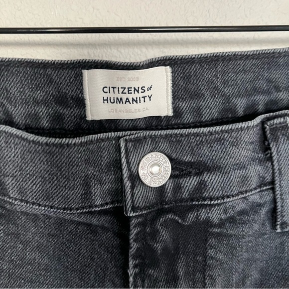 Citizens of Humanity Lilah High Rise Bootcut Long Jeans Anthem Black Denim 29 - Picture 9 of 16